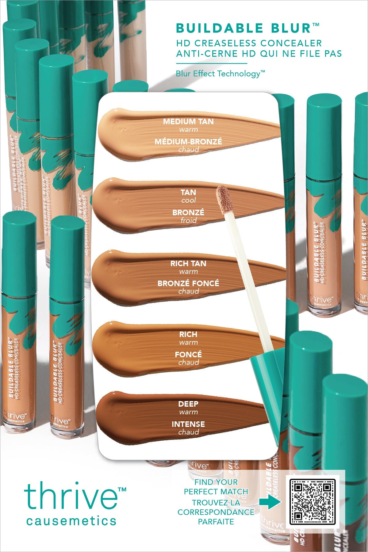 Buildable Blur™ Concealer Sample: Medium Tan to Deep Shades